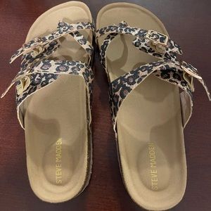 Steve Madden Sandals. Leopard. Size 5. NWOT.
